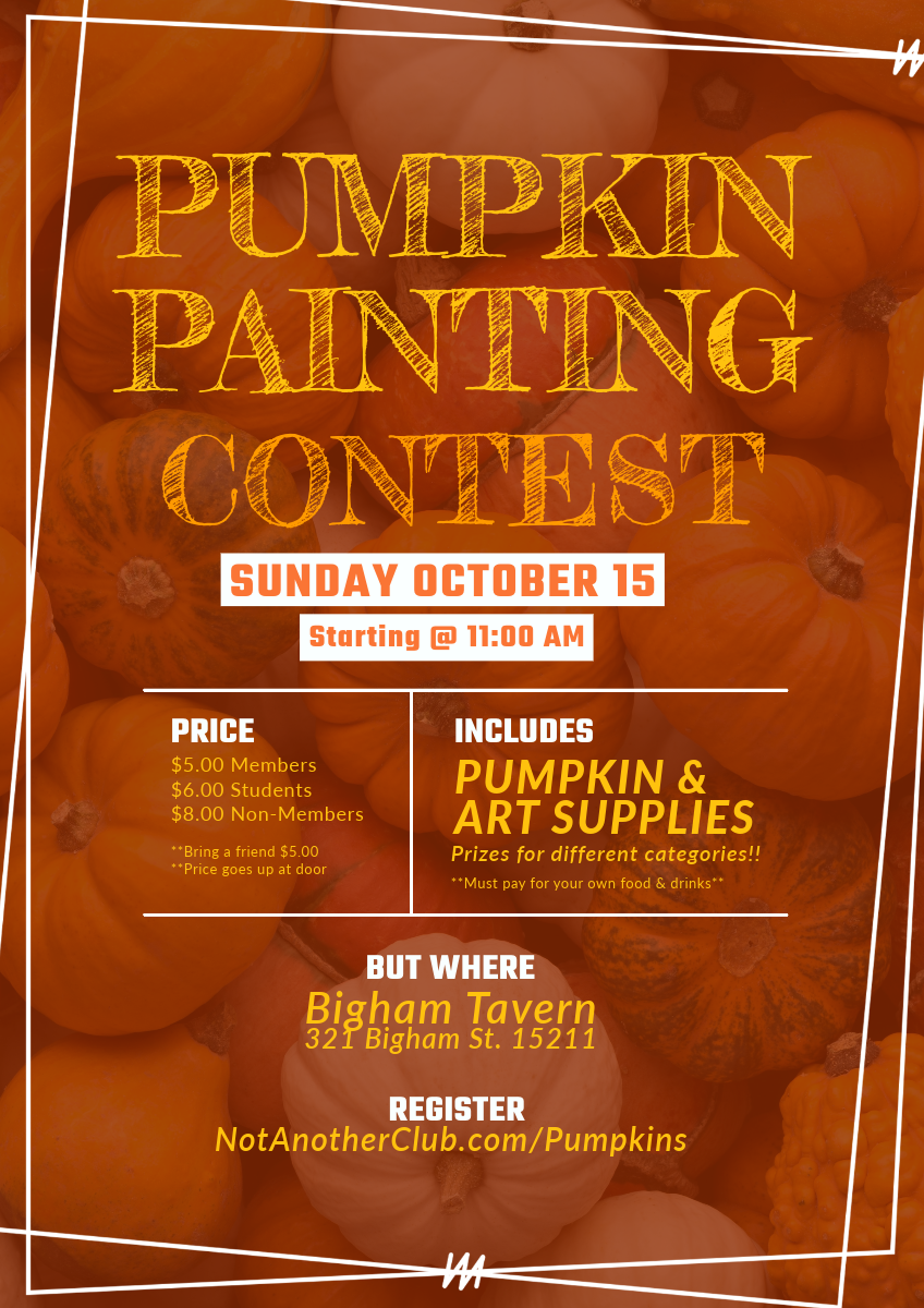 Pumpkin Painting Contest | Bigham Tavern - Mt Washington